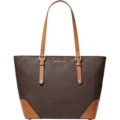 Michael Kors Aria Signature Large Tote .